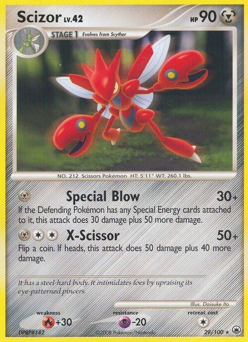 Scizor Card Front