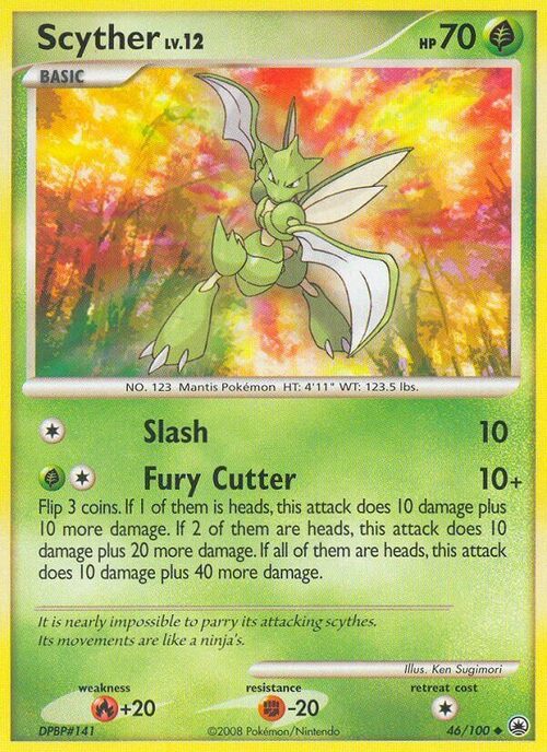 Scyther Card Front