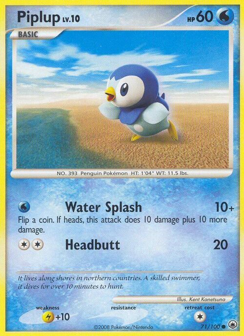 Piplup Card Front