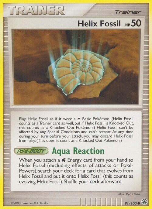 Helix Fossil Card Front