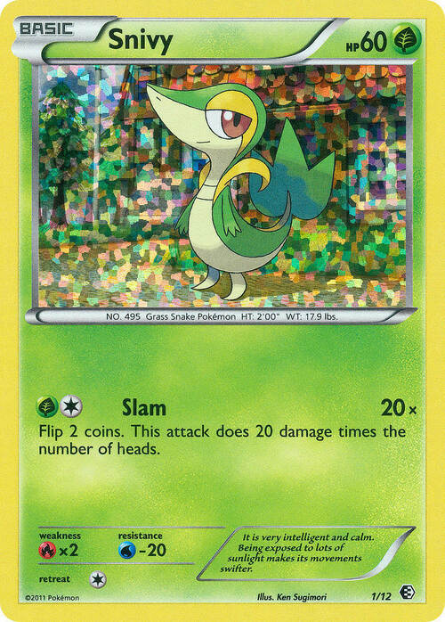 Snivy Card Front