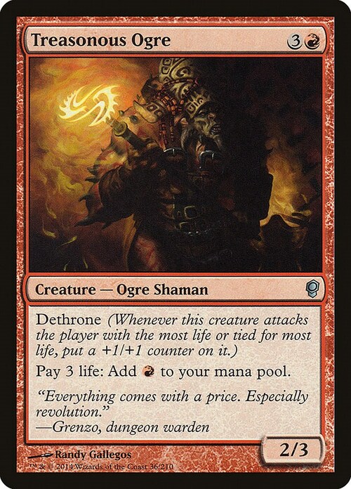 Treasonous Ogre Card Front