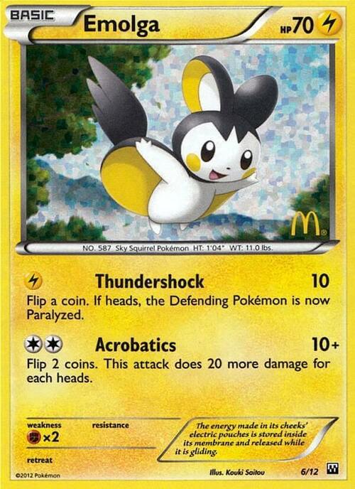 Emolga Card Front