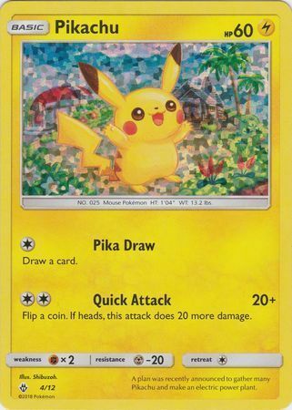 Pikachu Card Front