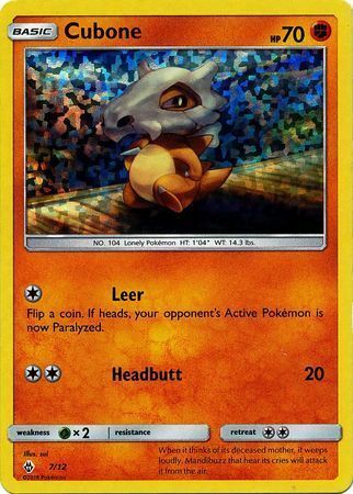 Cubone Card Front