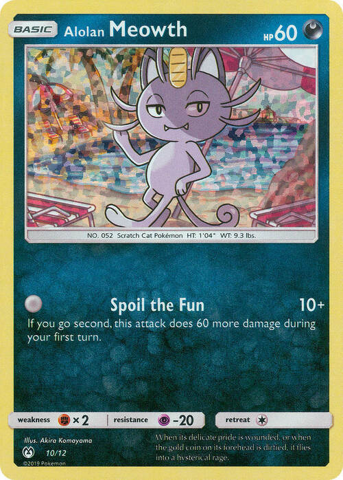 Alolan Meowth Card Front