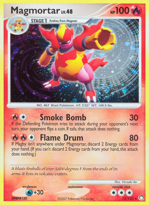 Magmortar Card Front