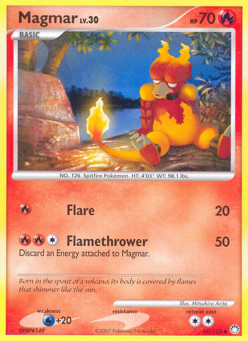 Magmar Card Front