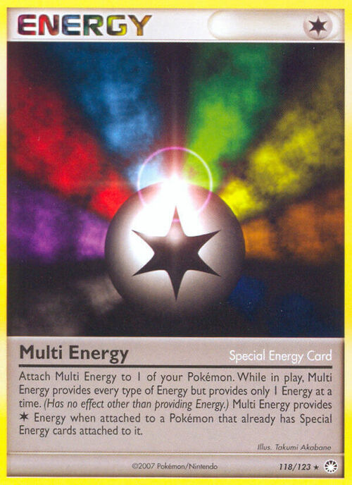 Multi Energy Card Front