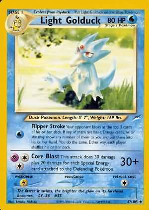 Light Golduck Card Front