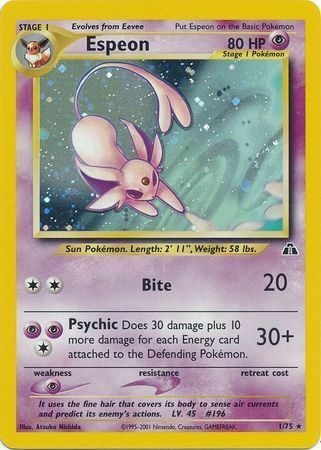 Espeon Card Front