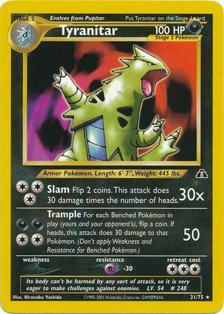 Tyranitar Card Front