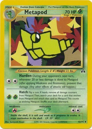 Metapod Card Front