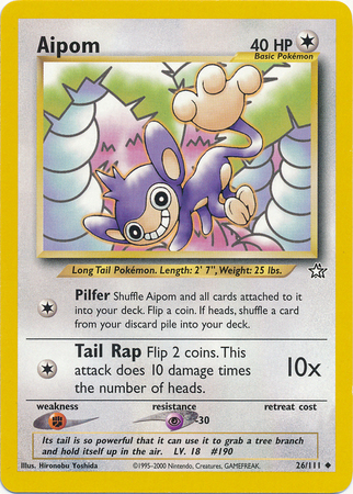 Aipom Card Front