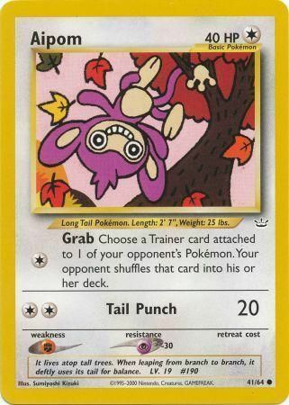 Aipom Card Front