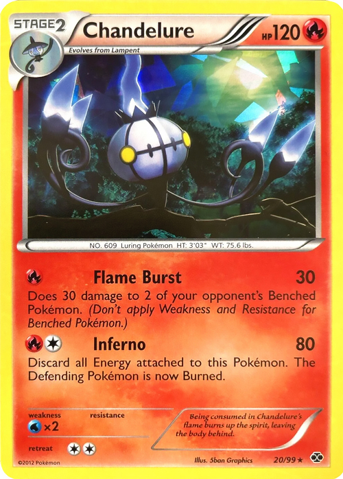 Chandelure Card Front