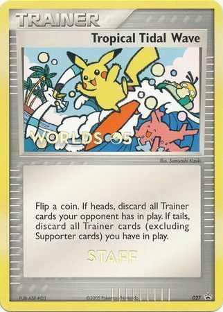 Tropical Tidal Wave Card Front