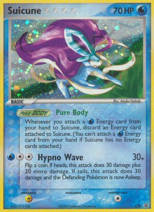 Suicune Card Front