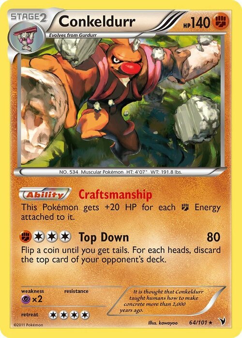 Conkeldurr Card Front