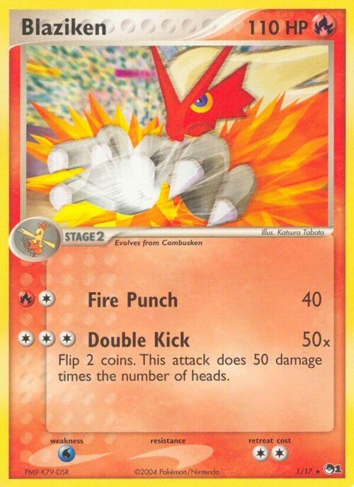 Blaziken Card Front