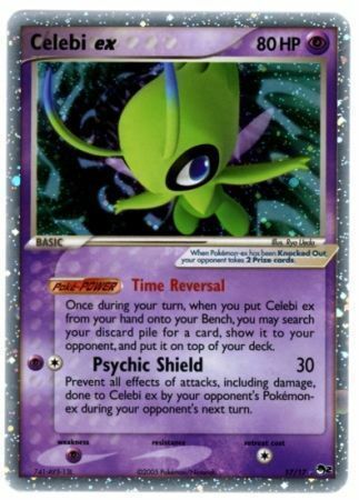 Celebi EX Card Front