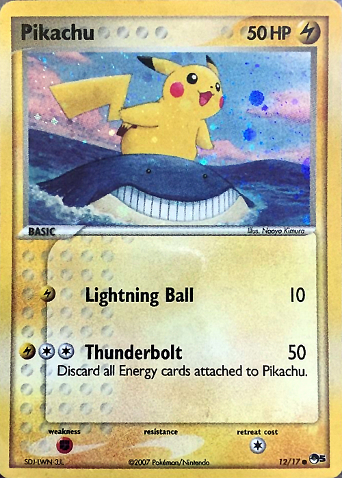 Pikachu Card Front