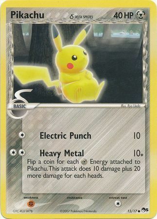 Pikachu δ Card Front