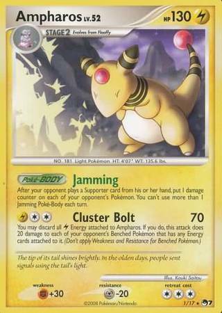 Ampharos Card Front