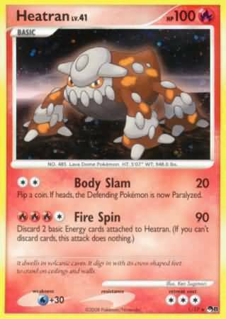 Heatran Card Front