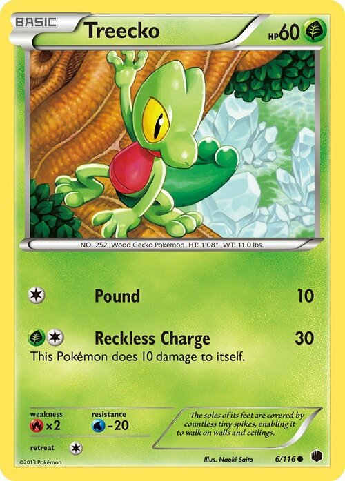 Treecko Card Front