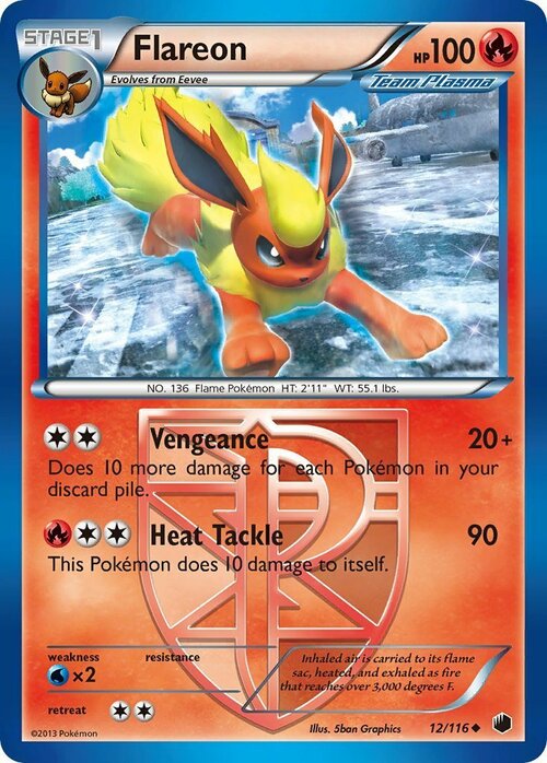 Flareon Card Front