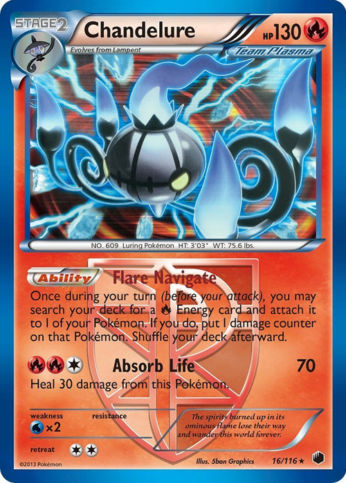 Chandelure Card Front