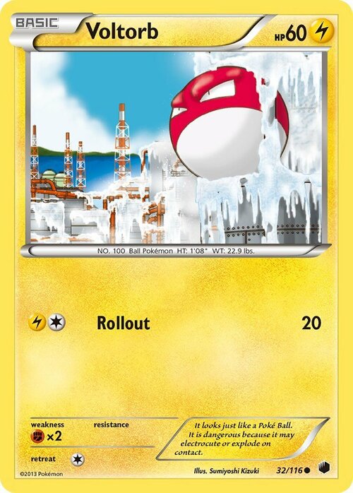 Voltorb Card Front