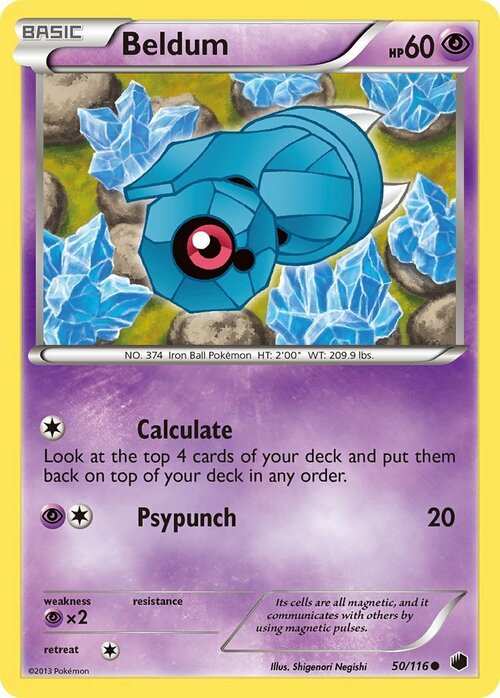 Beldum Card Front