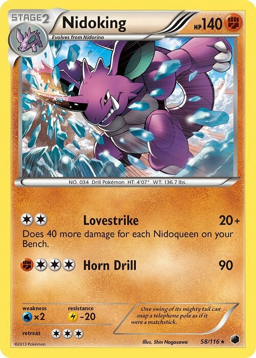 Nidoking Card Front