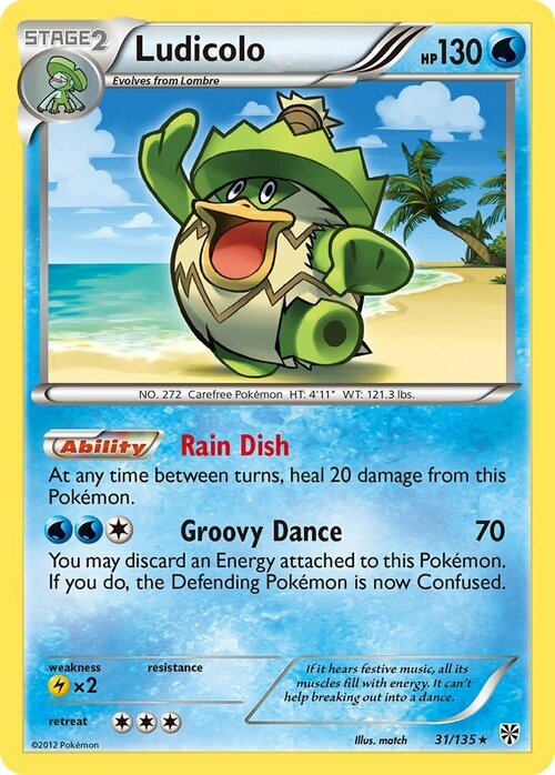 Ludicolo Card Front