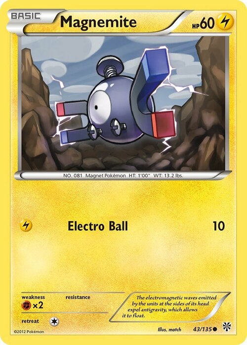 Magnemite Card Front