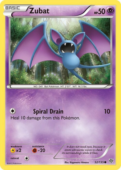 Zubat Card Front