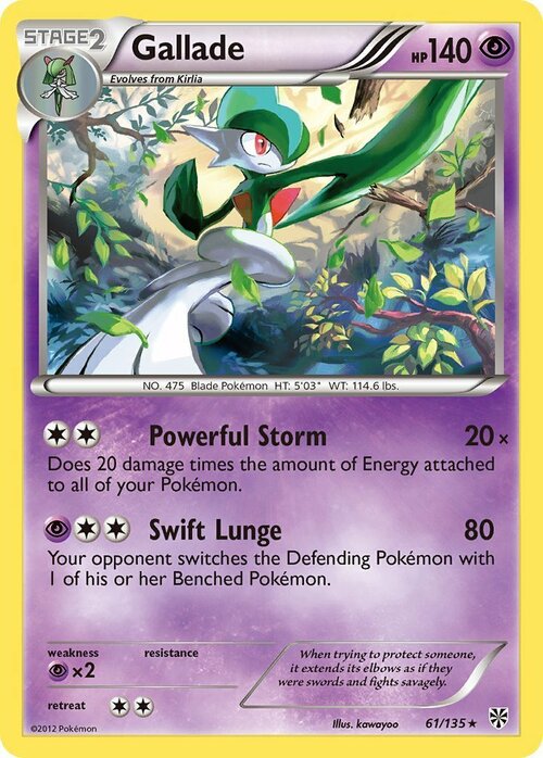 Gallade Card Front