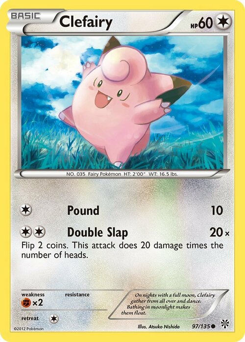 Clefairy Card Front