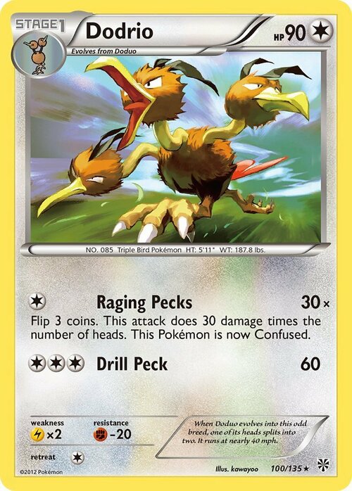 Dodrio Card Front