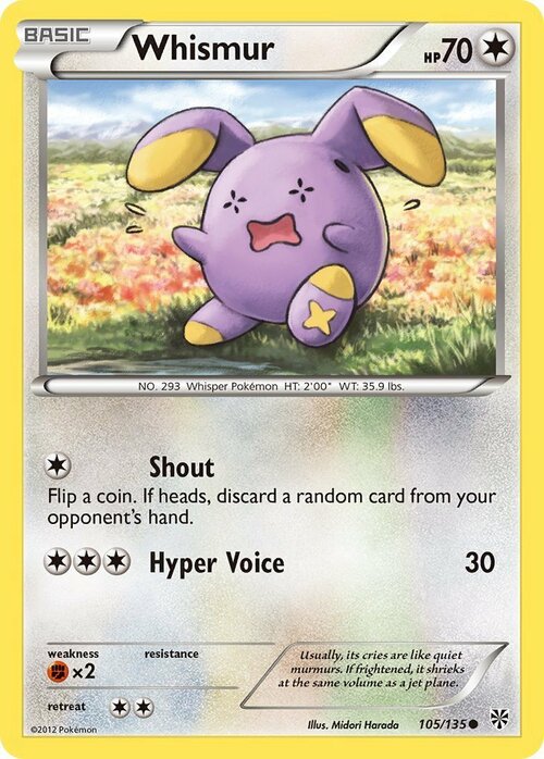 Whismur Card Front