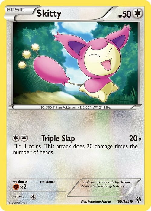 Skitty Card Front