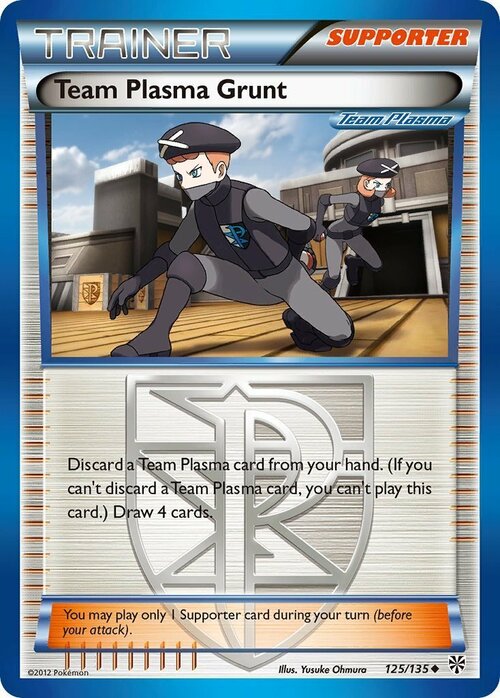 Team Plasma Grunt Card Front