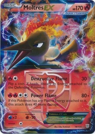 Moltres EX Card Front