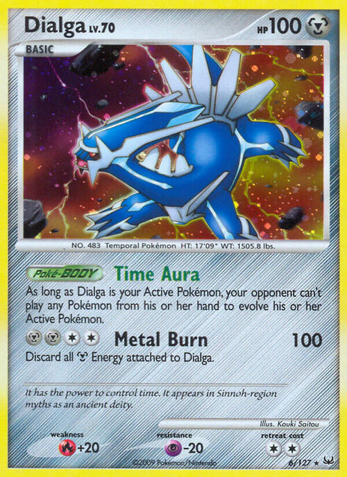 Dialga Lv.70 Card Front