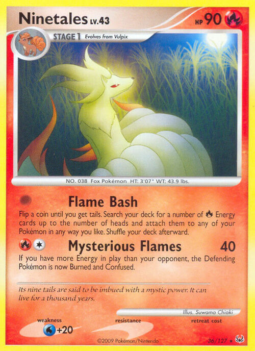 Ninetales Lv.43 Card Front