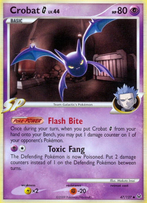 Crobat G Lv.44 Card Front