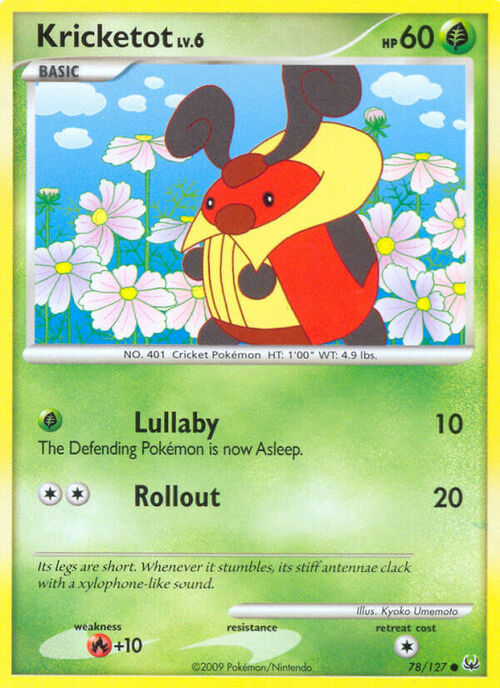 Kricketot Lv.6 Card Front