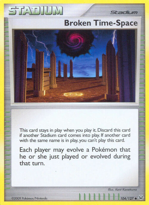 Broken Time-Space Card Front